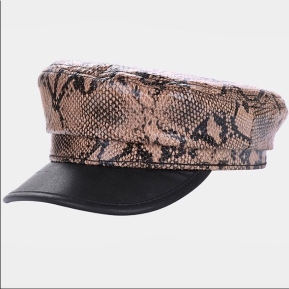 COPY - ✨🐍Snakeskin Baker Boy Hat🐍✨OS